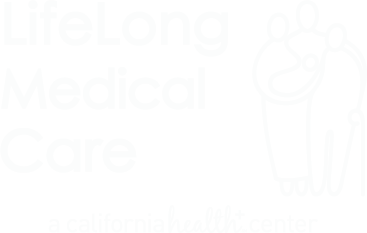 LifeLong Medical logo in white